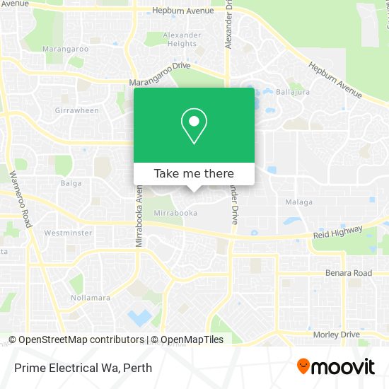 Mapa Prime Electrical Wa