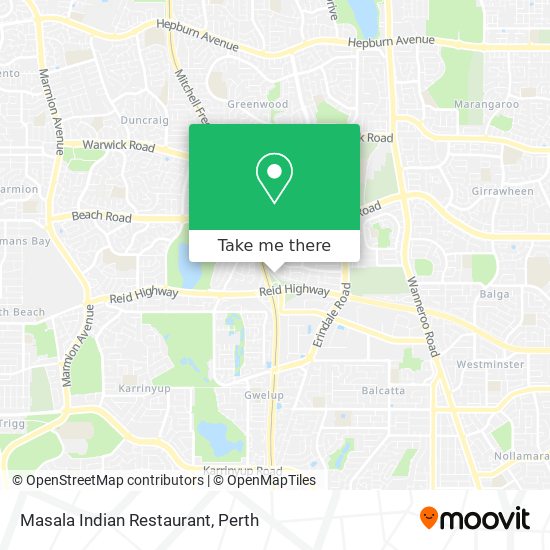 Masala Indian Restaurant map