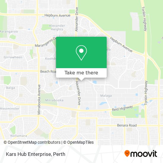 Kars Hub Enterprise map