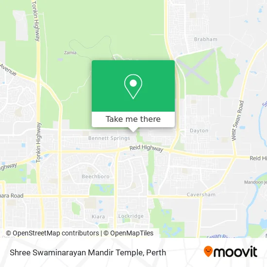 Shree Swaminarayan Mandir Temple map