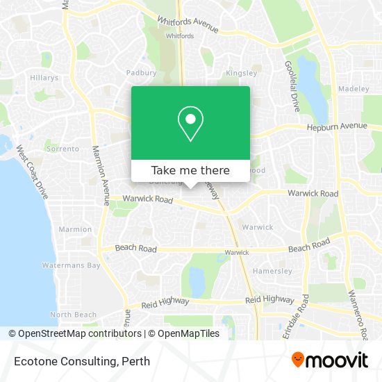 Ecotone Consulting map