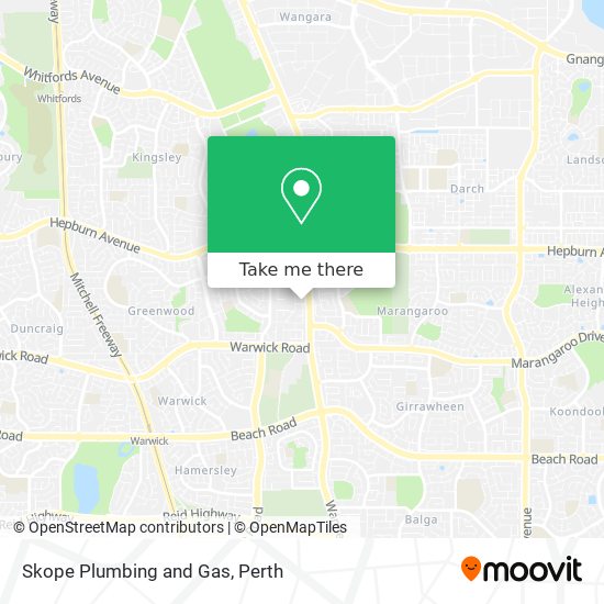 Mapa Skope Plumbing and Gas