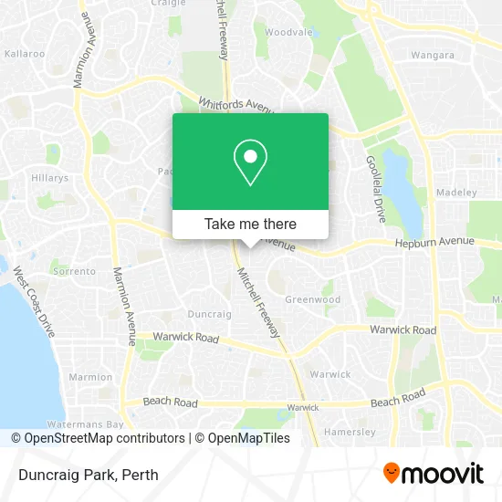 Duncraig Park map