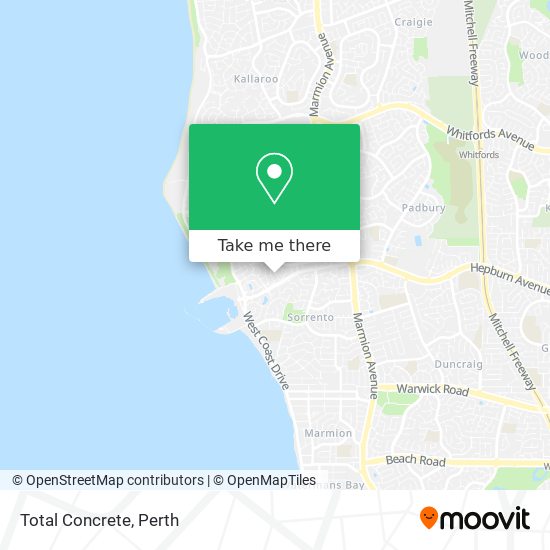 Total Concrete map