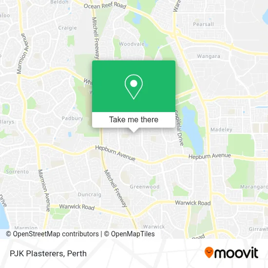 Mapa PJK Plasterers