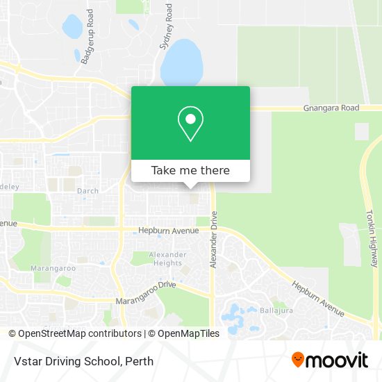 Vstar Driving School map