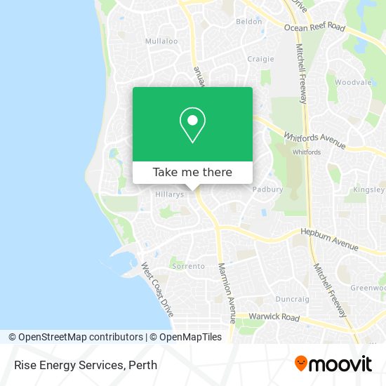 Rise Energy Services map