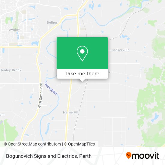 Bogunovich Signs and Electrics map