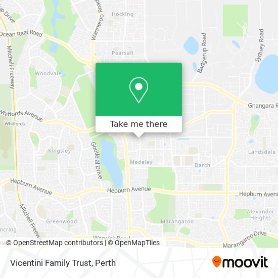 Vicentini Family Trust map