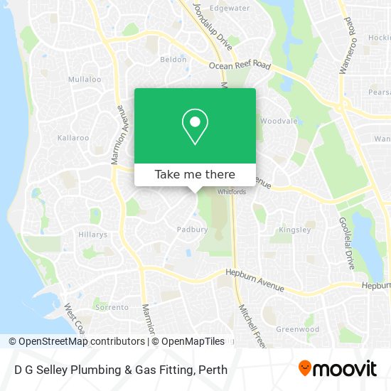 D G Selley Plumbing & Gas Fitting map