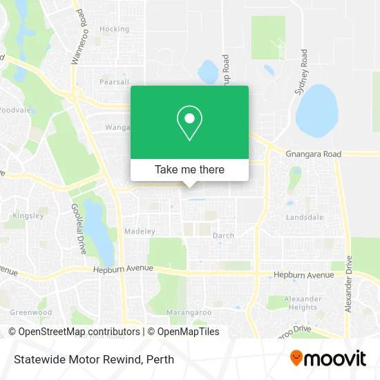 Mapa Statewide Motor Rewind