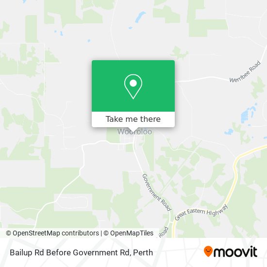 Bailup Rd Before Government Rd map