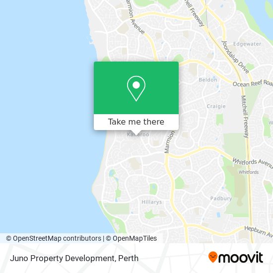 Mapa Juno Property Development