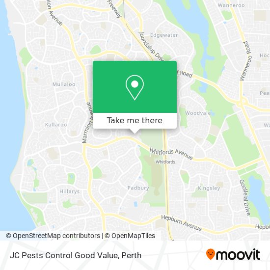 JC Pests Control Good Value map