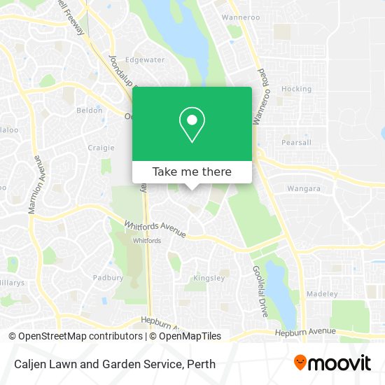 Caljen Lawn and Garden Service map