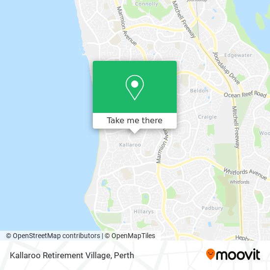 Kallaroo Retirement Village map