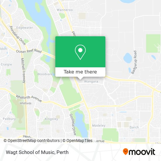 Wagt School of Music map