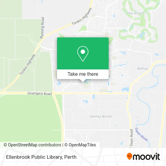 Ellenbrook Public Library map