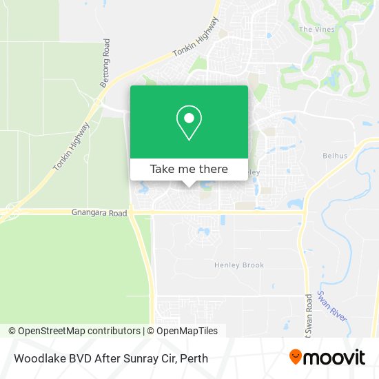 Woodlake BVD After Sunray Cir map