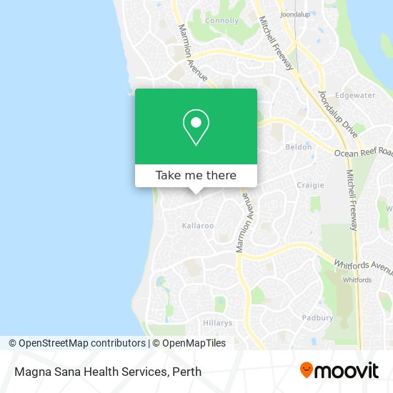 Mapa Magna Sana Health Services