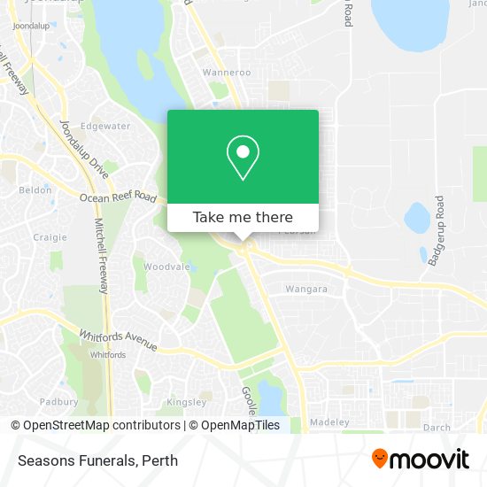 Seasons Funerals map