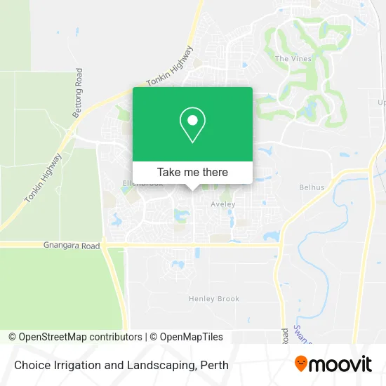 Choice Irrigation and Landscaping map