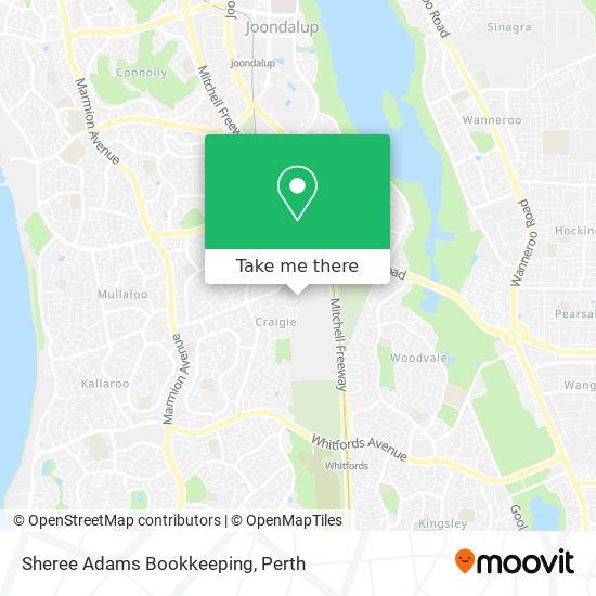 Sheree Adams Bookkeeping map