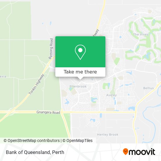 Bank of Queensland map