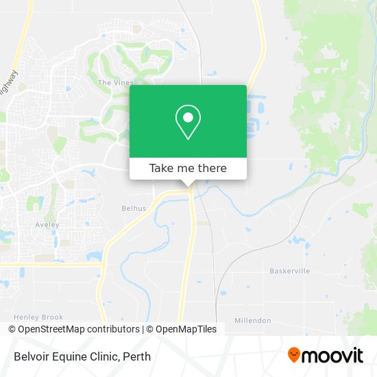 Belvoir Equine Clinic map