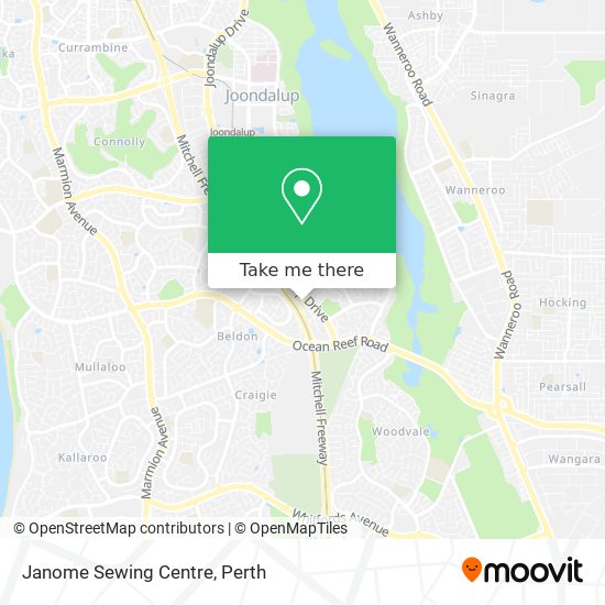 Janome Sewing Centre map