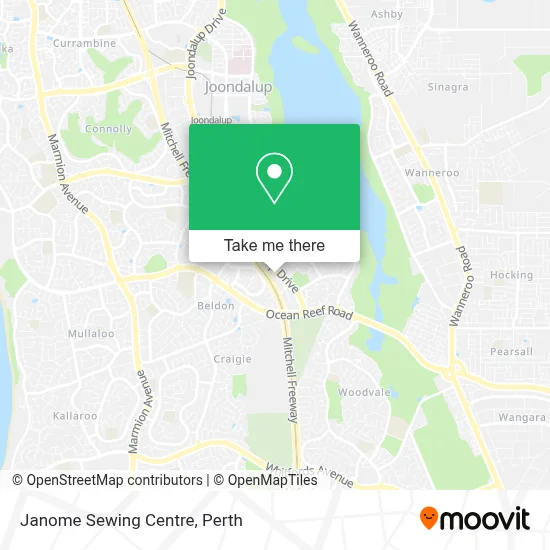 Mapa Janome Sewing Centre