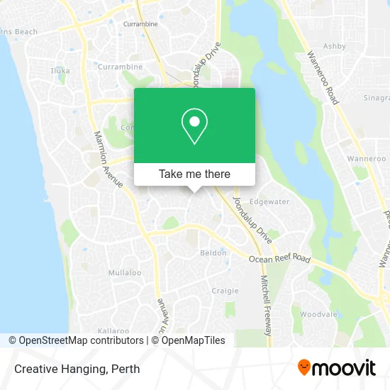 Mapa Creative Hanging