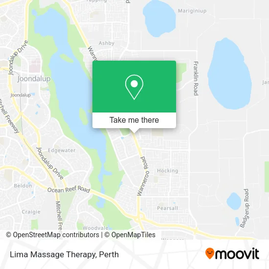 Lima Massage Therapy map