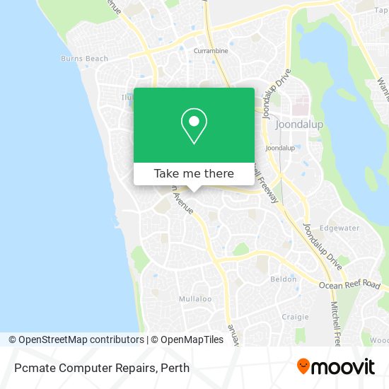 Pcmate Computer Repairs map