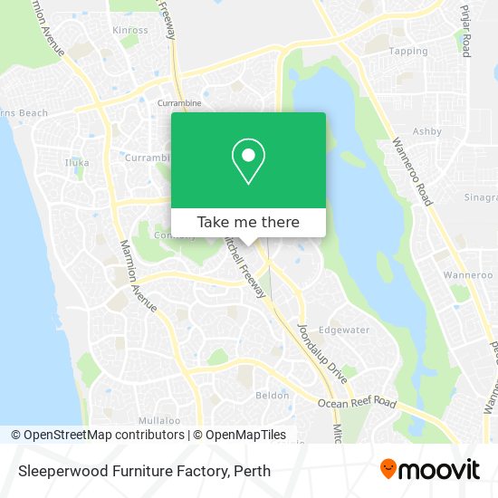 Sleeperwood Furniture Factory map