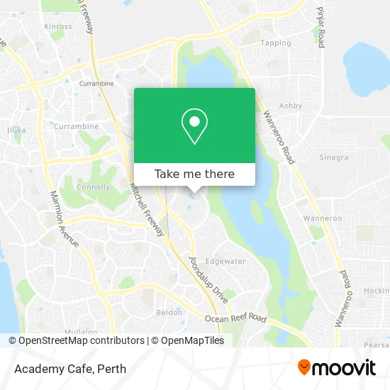 Academy Cafe map