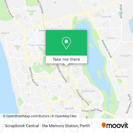 Scrapbook Central - the Memory Station map