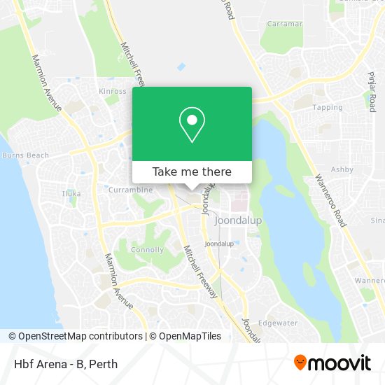 How To Get To Hbf Arena - B In Joondalup By Bus Or Train?