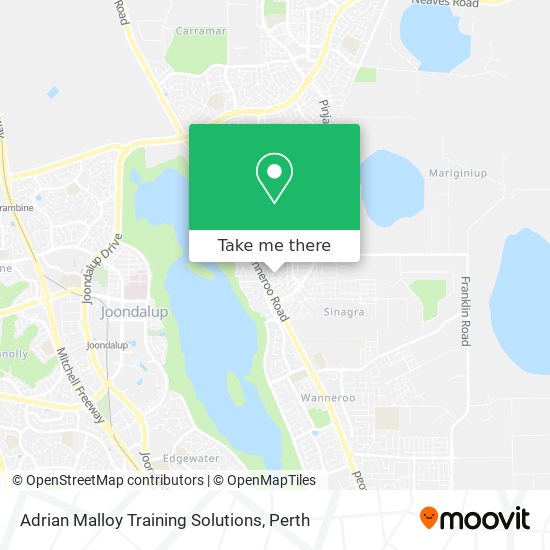 Adrian Malloy Training Solutions map