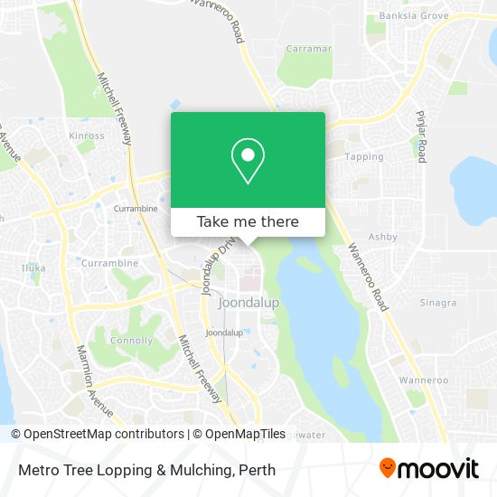 Metro Tree Lopping & Mulching map