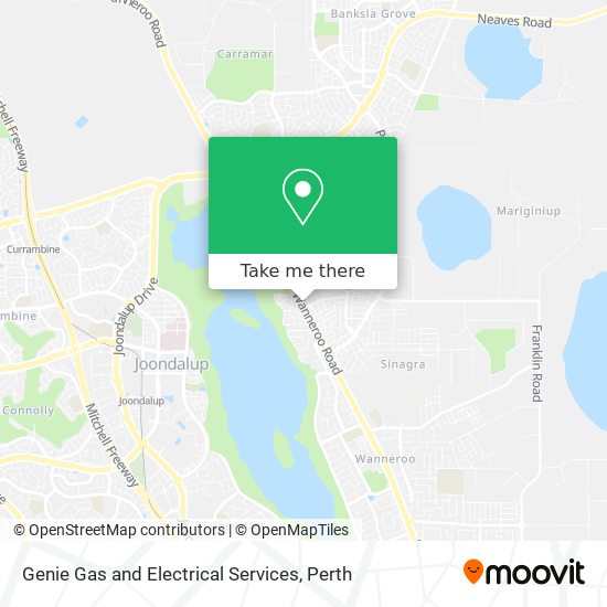 Genie Gas and Electrical Services map