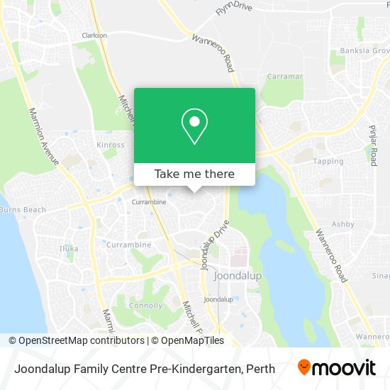Joondalup Family Centre Pre-Kindergarten map