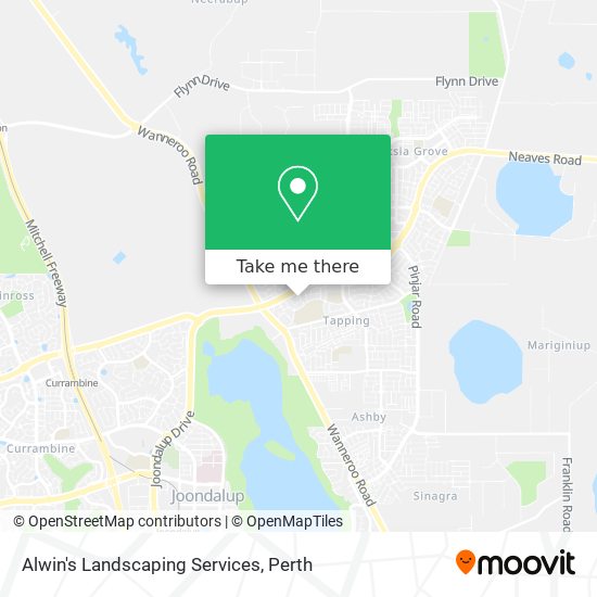 Alwin's Landscaping Services map