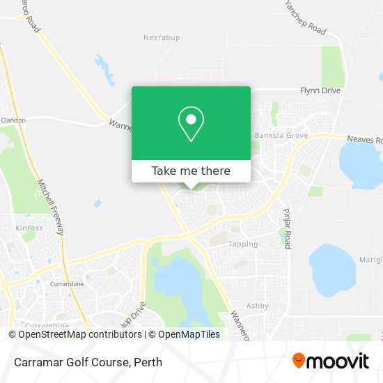 Carramar Golf Course map