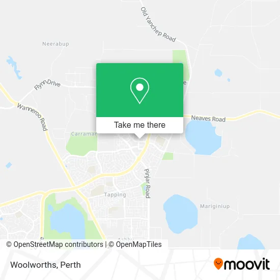 Mapa Woolworths