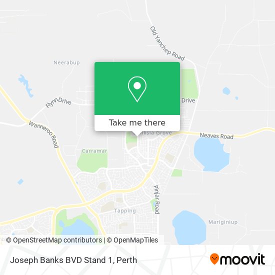 Joseph Banks BVD Stand 1 map