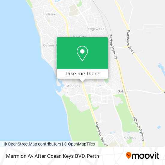 Marmion Av After Ocean Keys BVD map