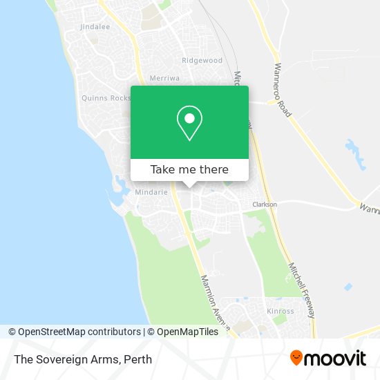 The Sovereign Arms map