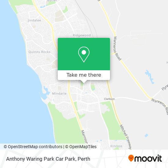 Anthony Waring Park Car Park map