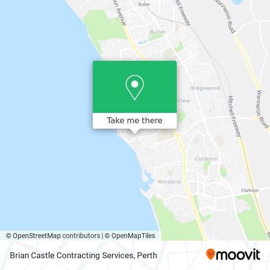 Brian Castle Contracting Services map